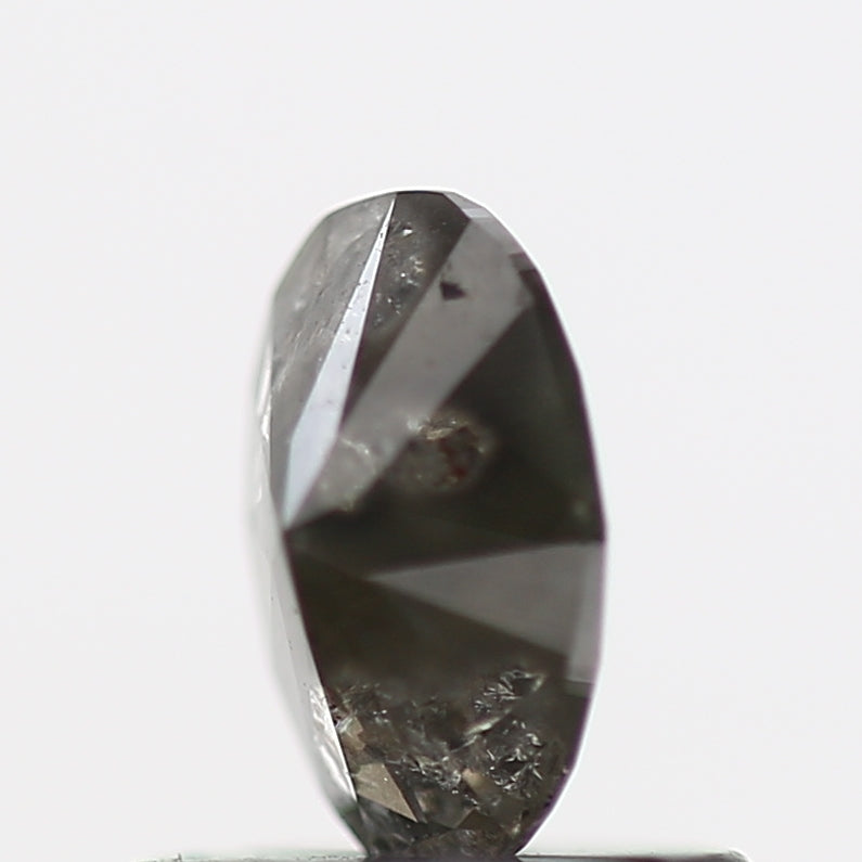 0.40 Carat Gray Oval Brilliant Cut Natural Diamond 6.10 MM