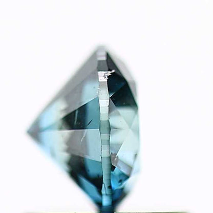 0.81 Carat Fancy Blue Diamond Round Cut Natural Loose Diamond 5.7 MM - Blackdiamond