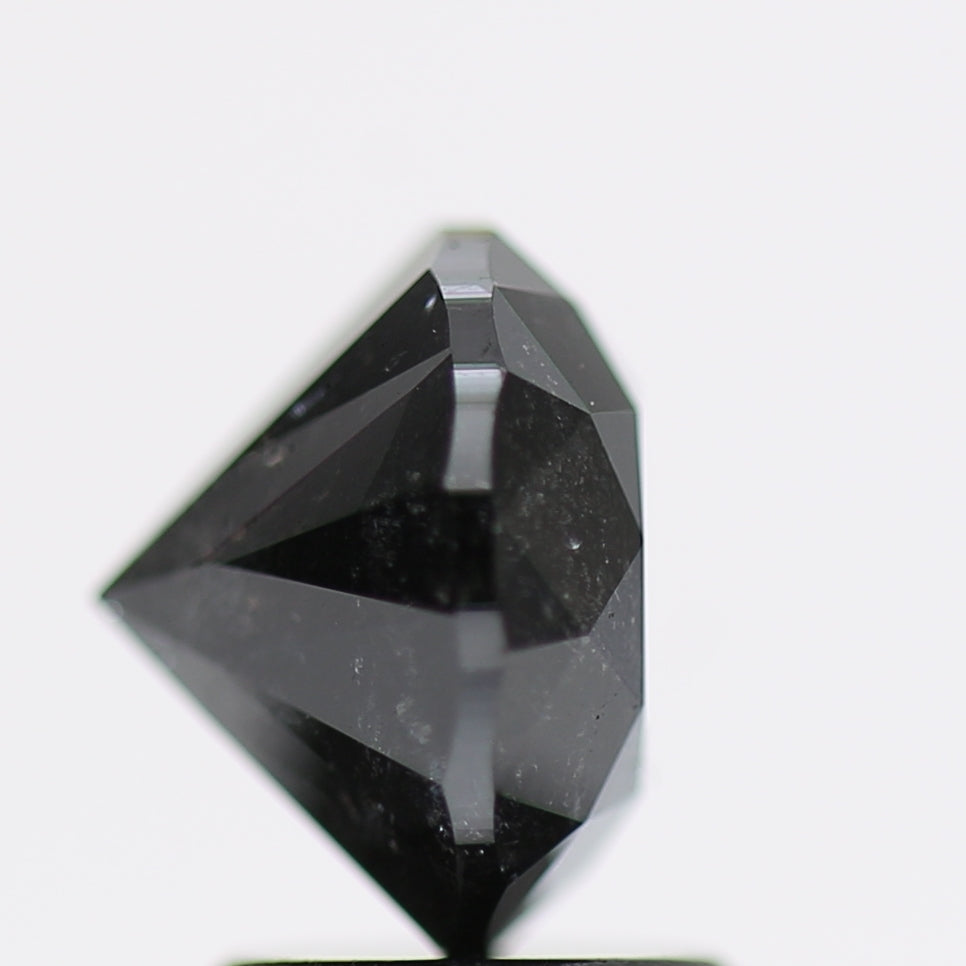 2.41 Carat Fancy Black Round Brilliant Diamond GIA Certified