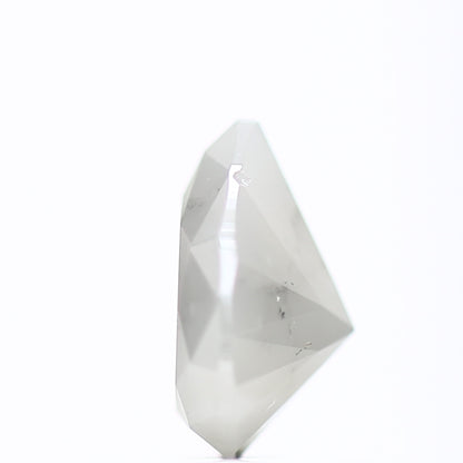 0.79 Carat Pear Salt and Pepper Gray Diamond 6.69 MM