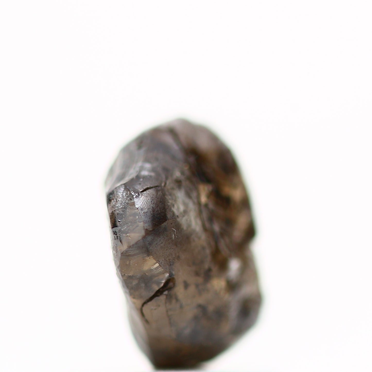 1.20 Carat Fancy Brown Uncut Raw Natural Rough Diamond 6.80 MM - Blackdiamond