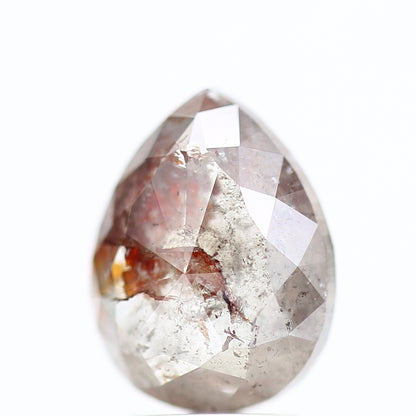 3.77 Carat Natural Pear Fancy Red Salt and Pepper Diamond SDM11700