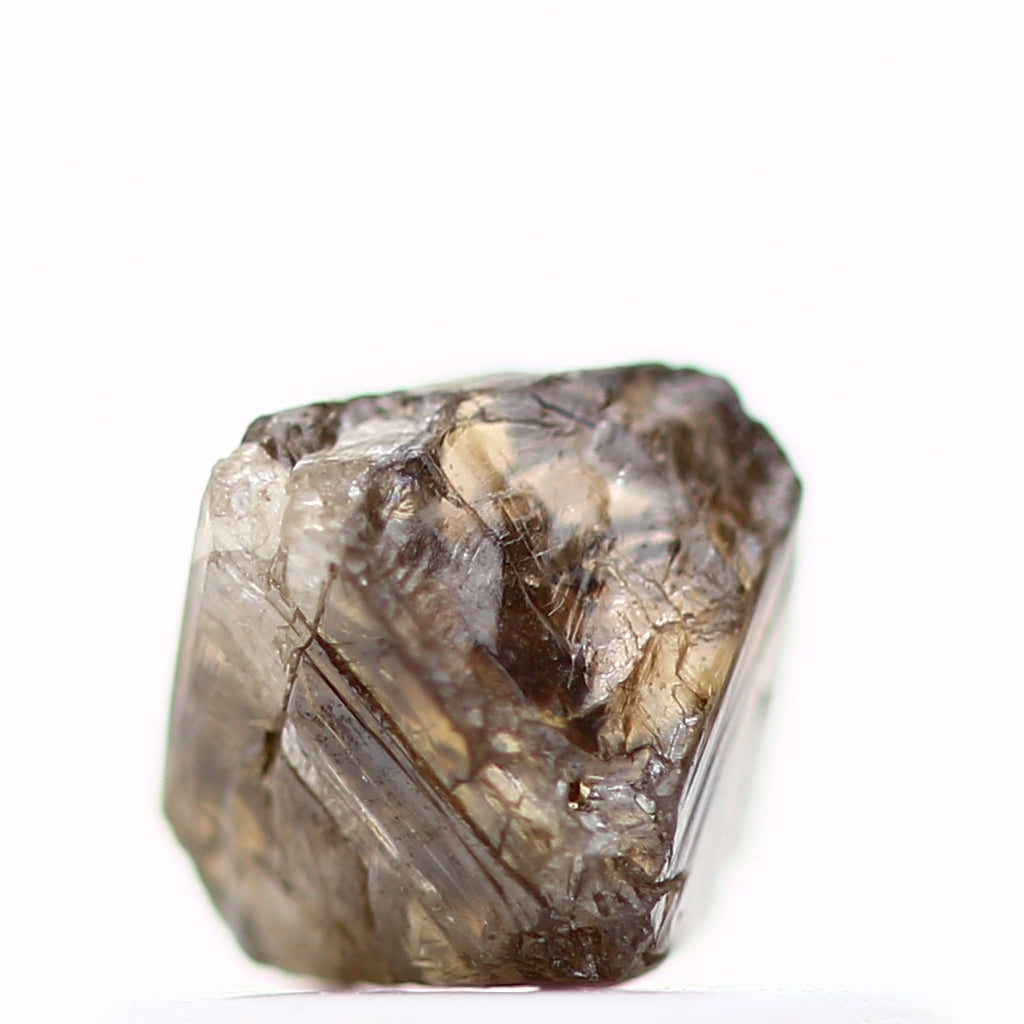 0.73 Carat Brown Octahedron Raw Natural Rough Diamond 5.3 MM - Blackdiamond