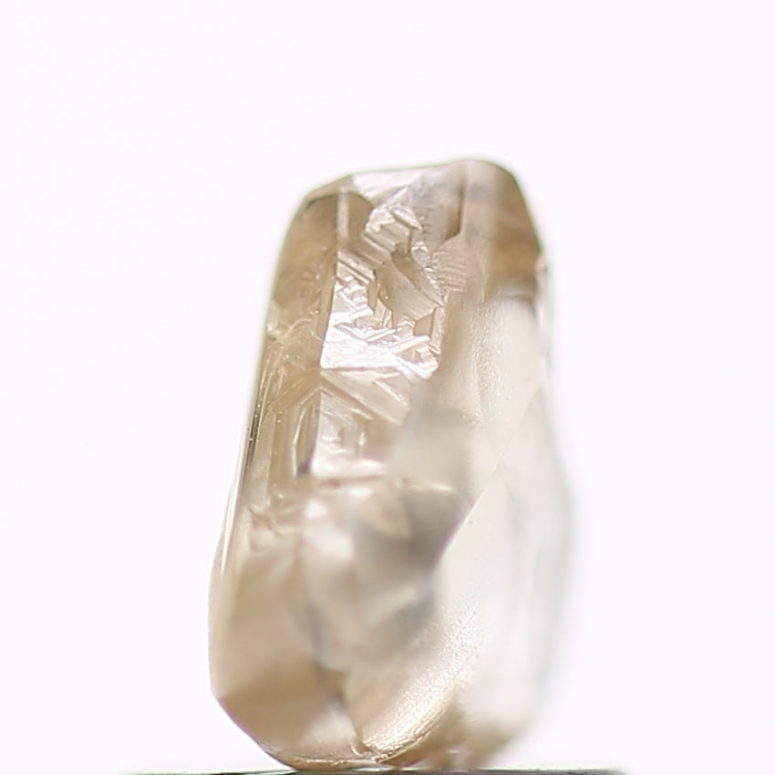 1.25 Carat Fancy Champagne Brown Natural Rough Diamond 6.61 MM