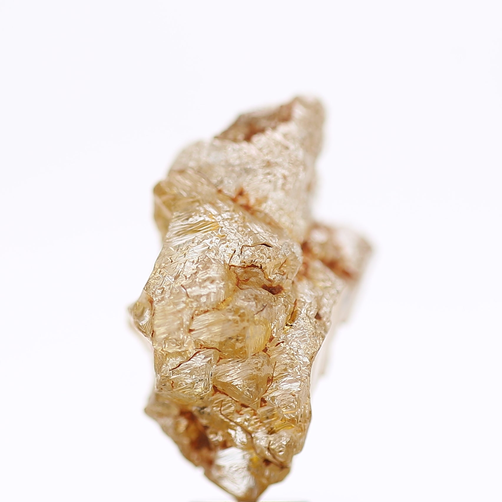 11 Carat Natural Fancy Orange Brown Rough Diamond 18.82 MM