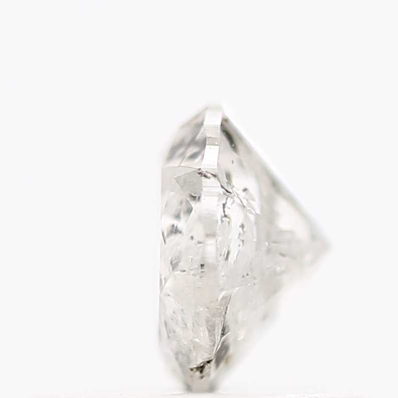 0.48 Carat Natural Icy Diamond Round Salt and Pepper Diamond 4.9 MM - Blackdiamond