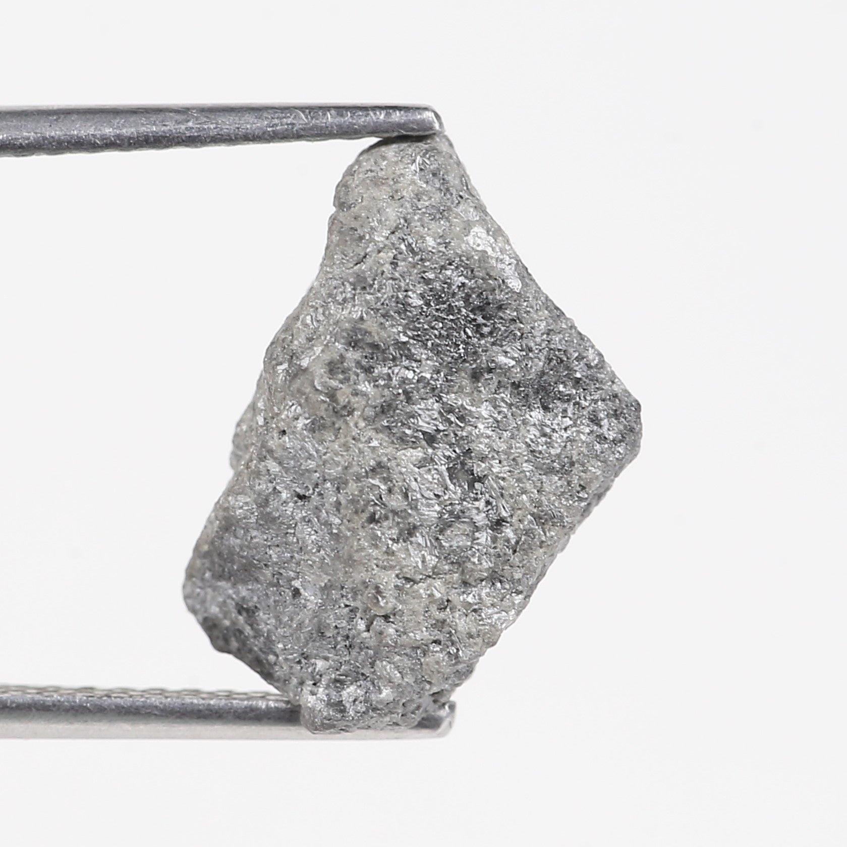 5.11 Carat Natural Rough Gray Diamond 11.30 MM
