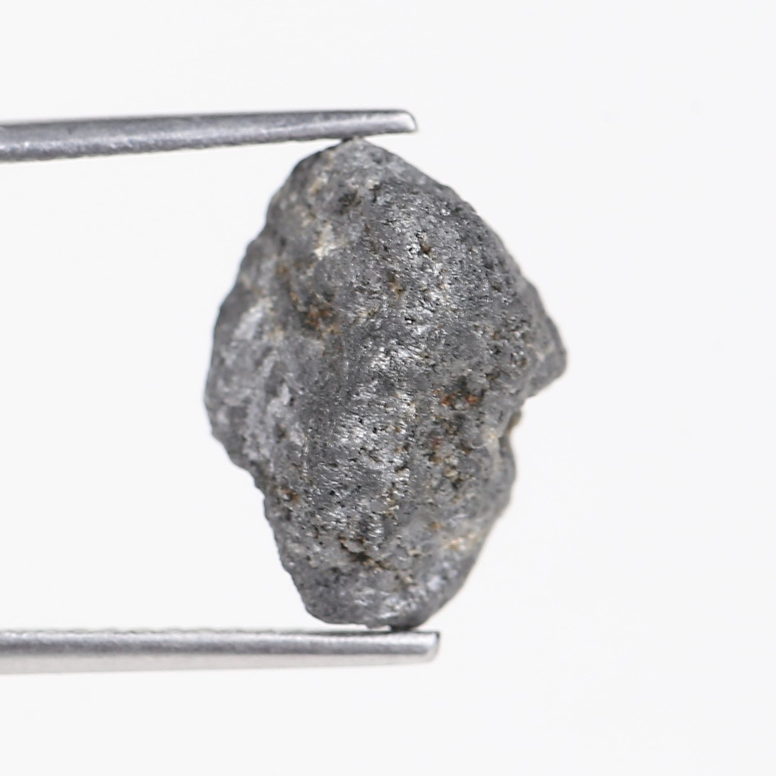 5.39 Carat Natural Gray Rough Diamond 11.43 MM