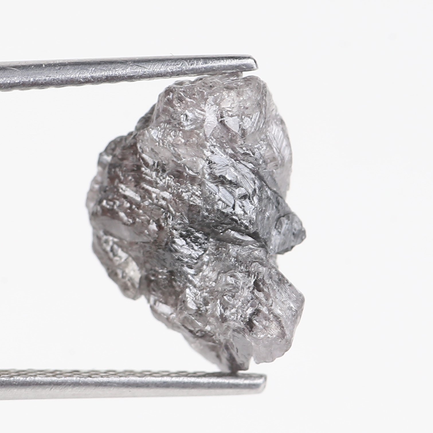 5.54 Carat Natural Light Purple Pink Rough Diamond 13.34 MM