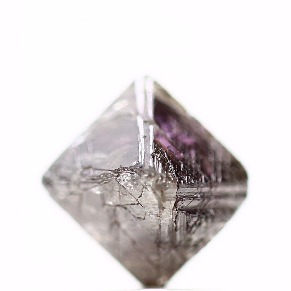 natural rough octaheron diamond