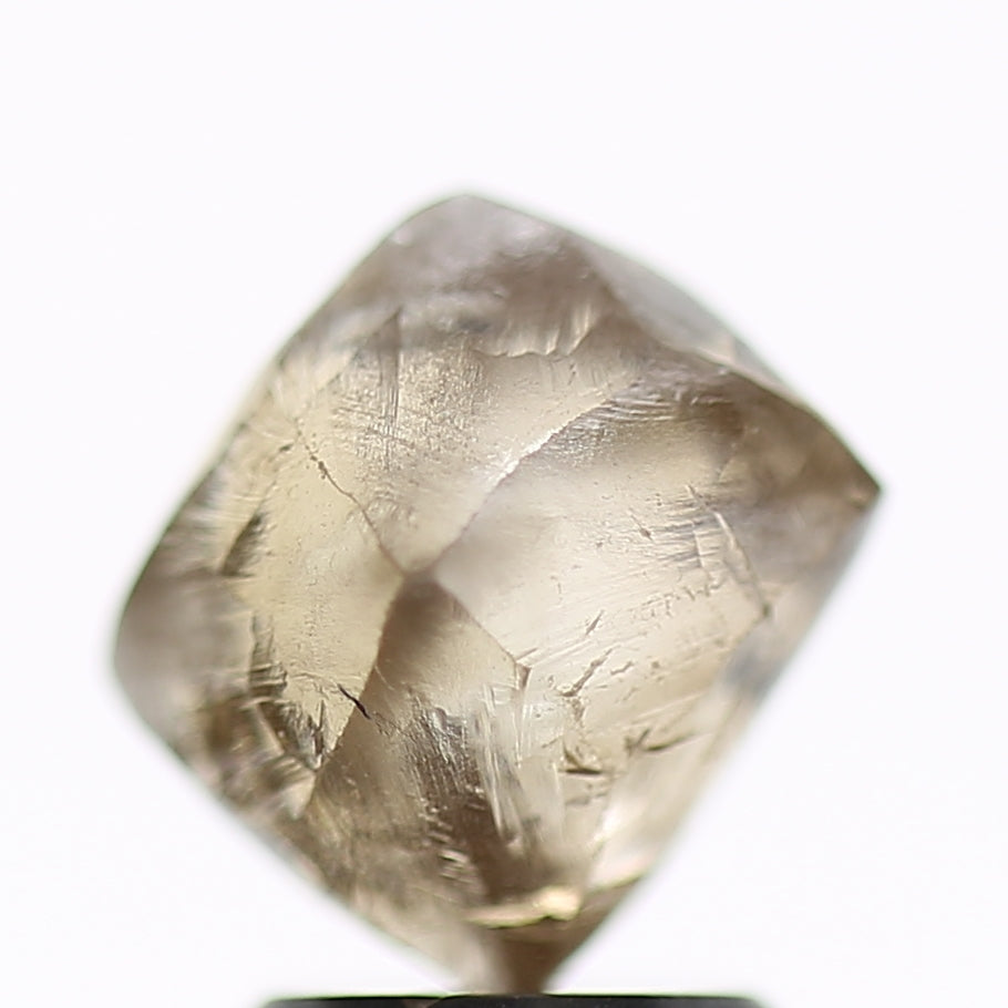 4.26 Carat Natural Fancy Champagne Brown Rough Diamond 9 MM