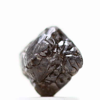 1.55 Carat Cognac Brown Octahedron Natural Rough Diamond 6.85 MM - Blackdiamond