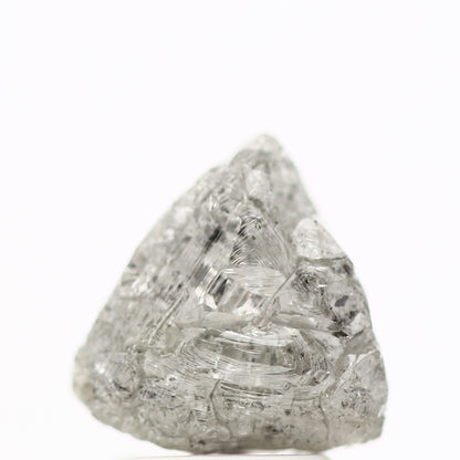 2.11 Carat Triangle Gray Macle Natural Raw Rough Diamond 8.20 MM - Blackdiamond