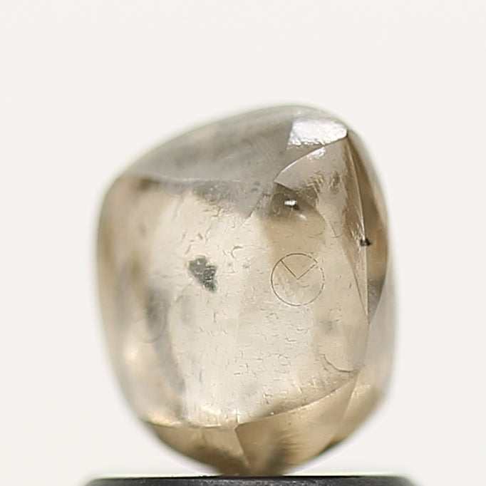 1.36 Carat Natural Champagne Brown Uncut Rough Diamond 6.1 MM
