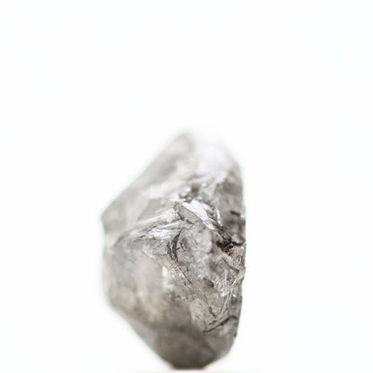 3.28 Carat Triangle Gray Natural Raw Rough Diamond 9.80 MM - Blackdiamond