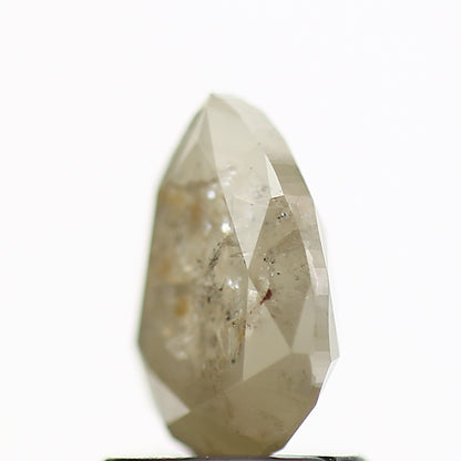 1.13 Carat Natural Pear Cut Rustic Diamond 7.8 MM