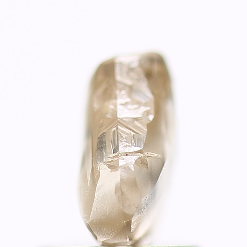 1.25 Carat Fancy Champagne Brown Natural Rough Diamond 6.61 MM