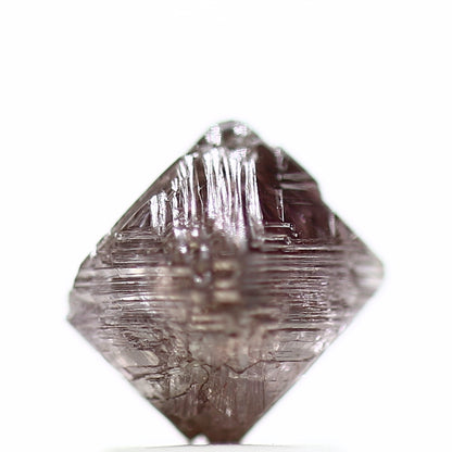 2.16 Carat Fancy Purple Pink Octahedron Natural Raw Rough Diamond - Blackdiamond