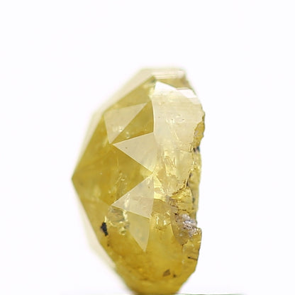 1.02 Carat Fancy Yellow Oval Salt and Pepper Diamond 6.87 MM