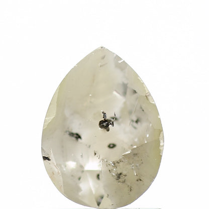 1.02 Carat Natural Pear Icy Gray Rose Cut Diamond SDM913