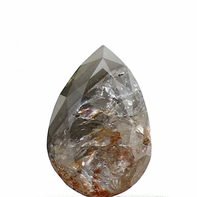 0.38 Carat Fancy Gray Pear Cut Natural Loose Diamond SDM987