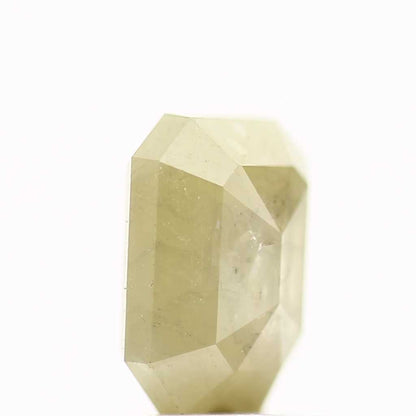 1.38 Carat 7.02 MM Natural Rustic Yellow Emerald Loose Diamond - Blackdiamond