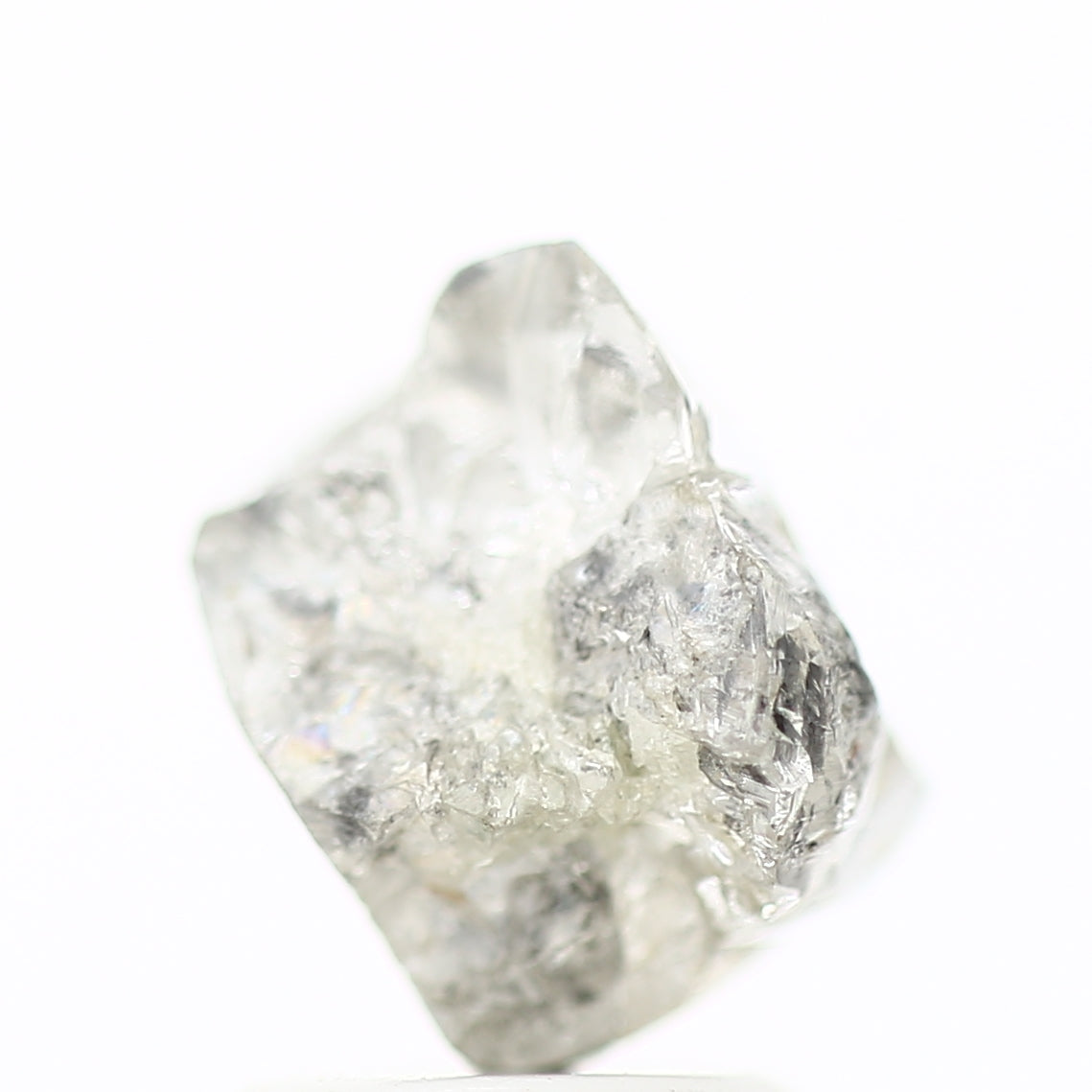 2.29 Carat Rough White Crystal Clear Raw Natural Diamond - Blackdiamond