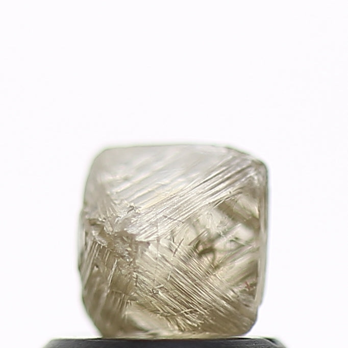 0.98 Carat Natural Octahedron Brown Uncut Loose Diamond 4.7 MM