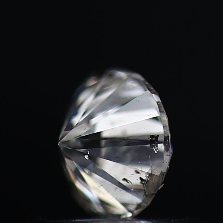 0.49 Carat Natural White Round Shape Salt and Pepper Diamond 4.79 MM - Blackdiamond