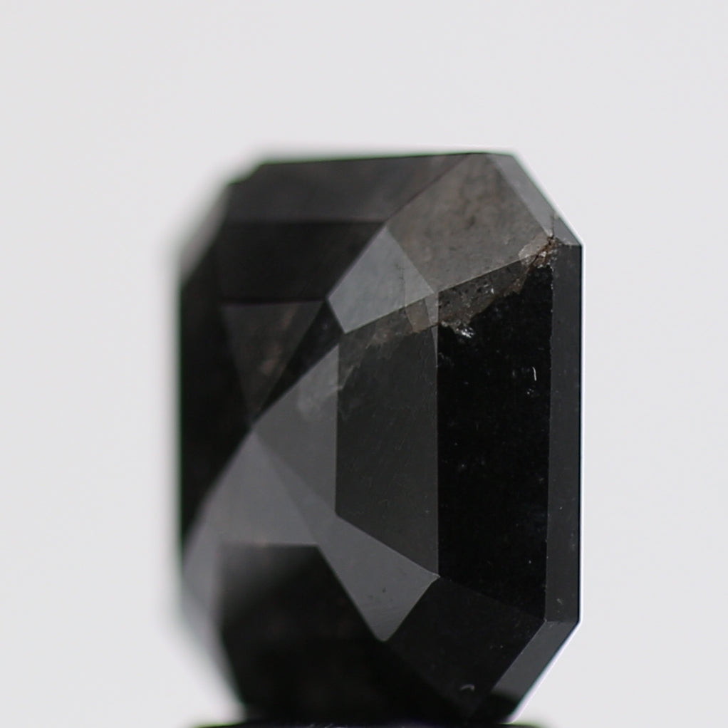 2.58 Carat Fancy Black Emerald Diamond GIA Certified