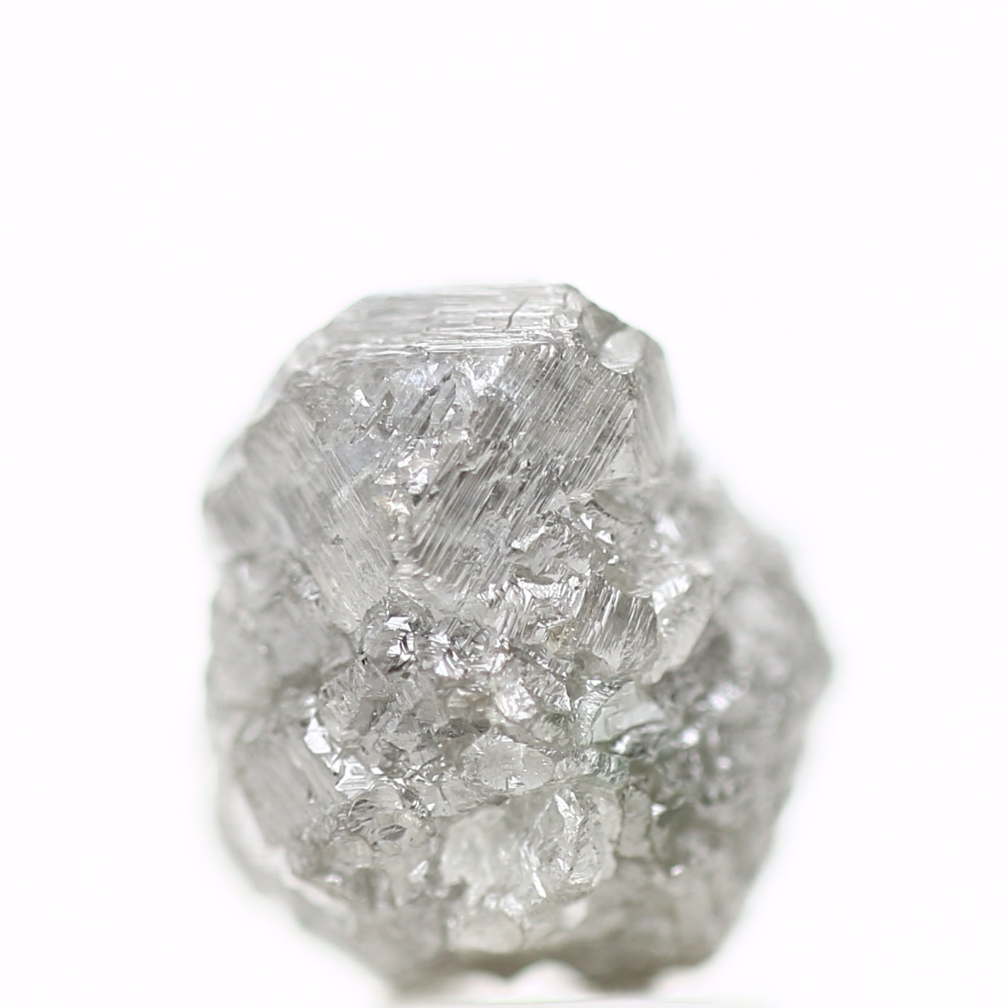 crystal gray rough diamond