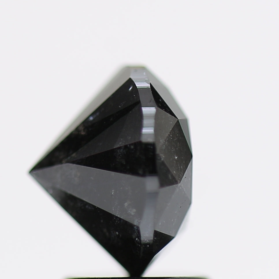 2.41 Carat Fancy Black Round Brilliant Diamond GIA Certified