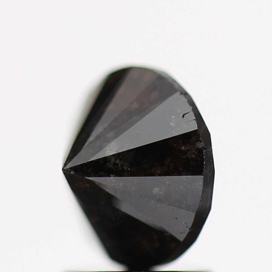 1.86 Carat Fancy Black Round Brilliant Diamond GIA Certified