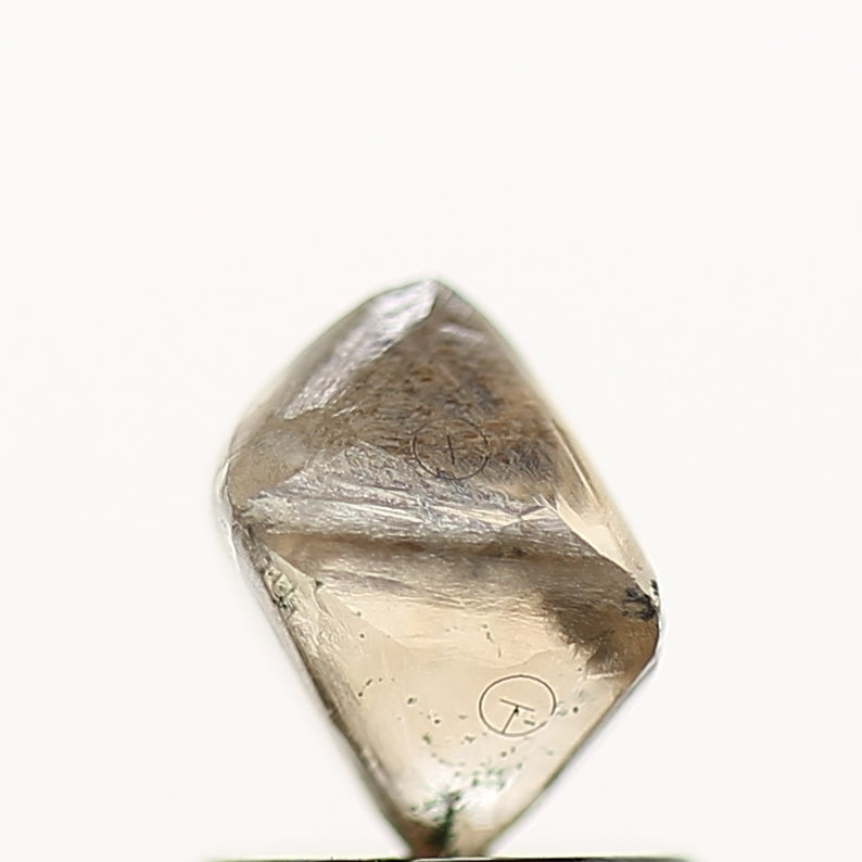 1.28 Carat Natural Brown Octahedron Raw Diamond 5.9 MM