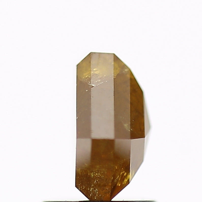 1.65 Carat Fancy Yellow Hexagon Salt and Pepper Diamond 8.1 MM