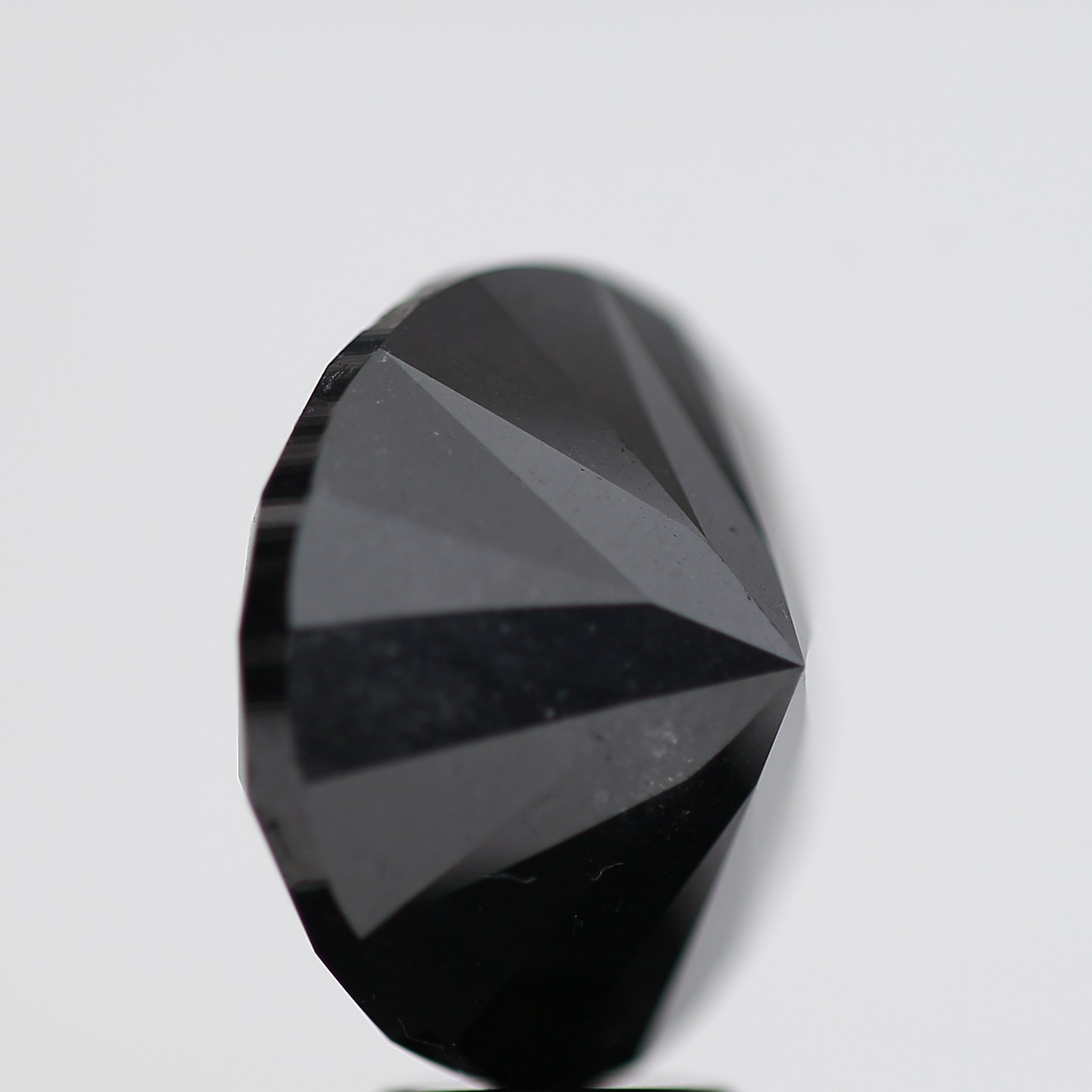 8.94 Carat Fancy Black Round Brilliant Diamond GIA Certified