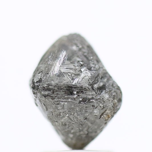 2.87 Carat Rough Diamonds Octahedron Uncut Raw Diamond 7.4 MM