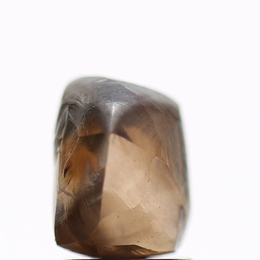 3.16 Carat Natural Fancy Champagne Brown Rough Diamond 7.78 MM