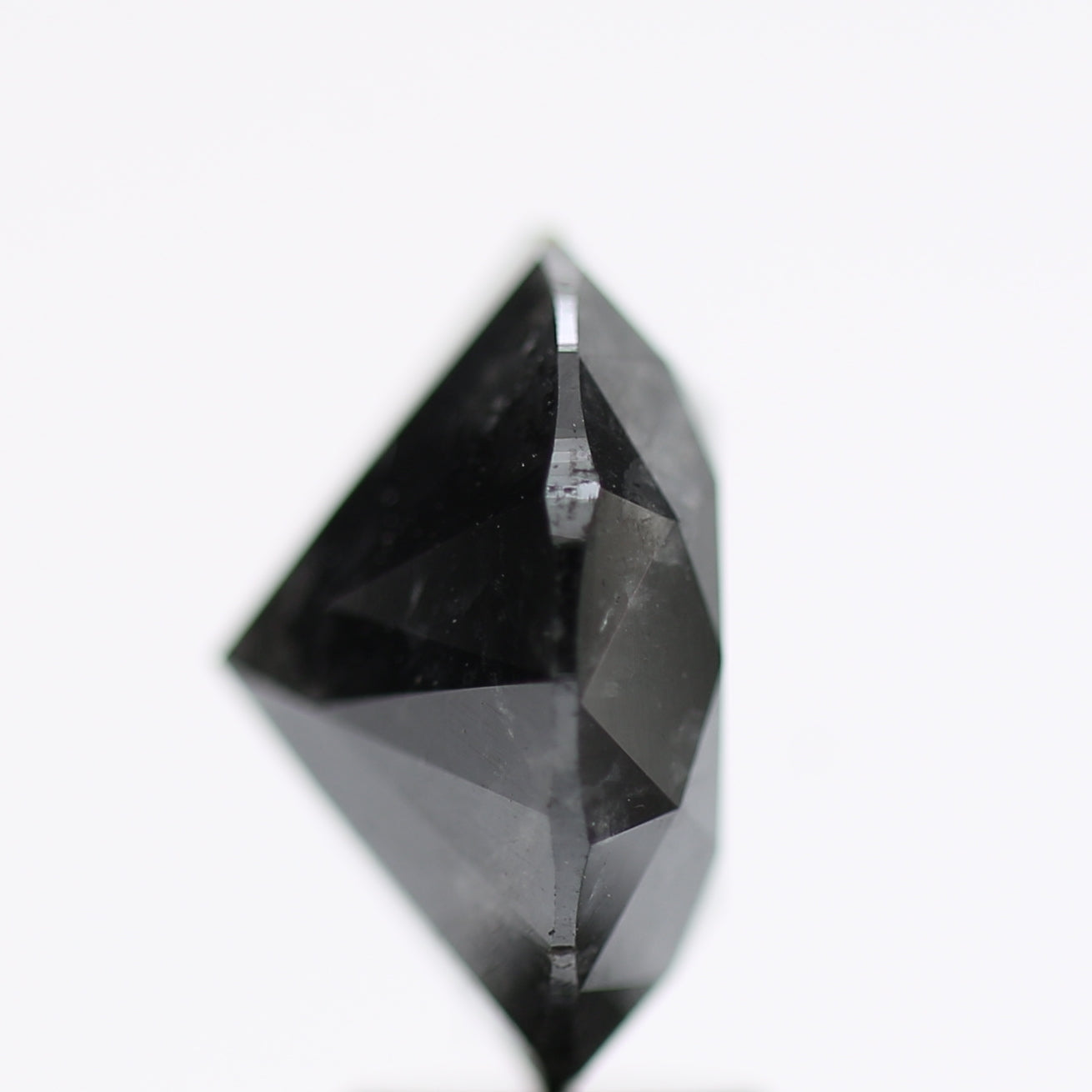 5.18 Carat Fancy Black Round Brilliant Diamond GIA Certified