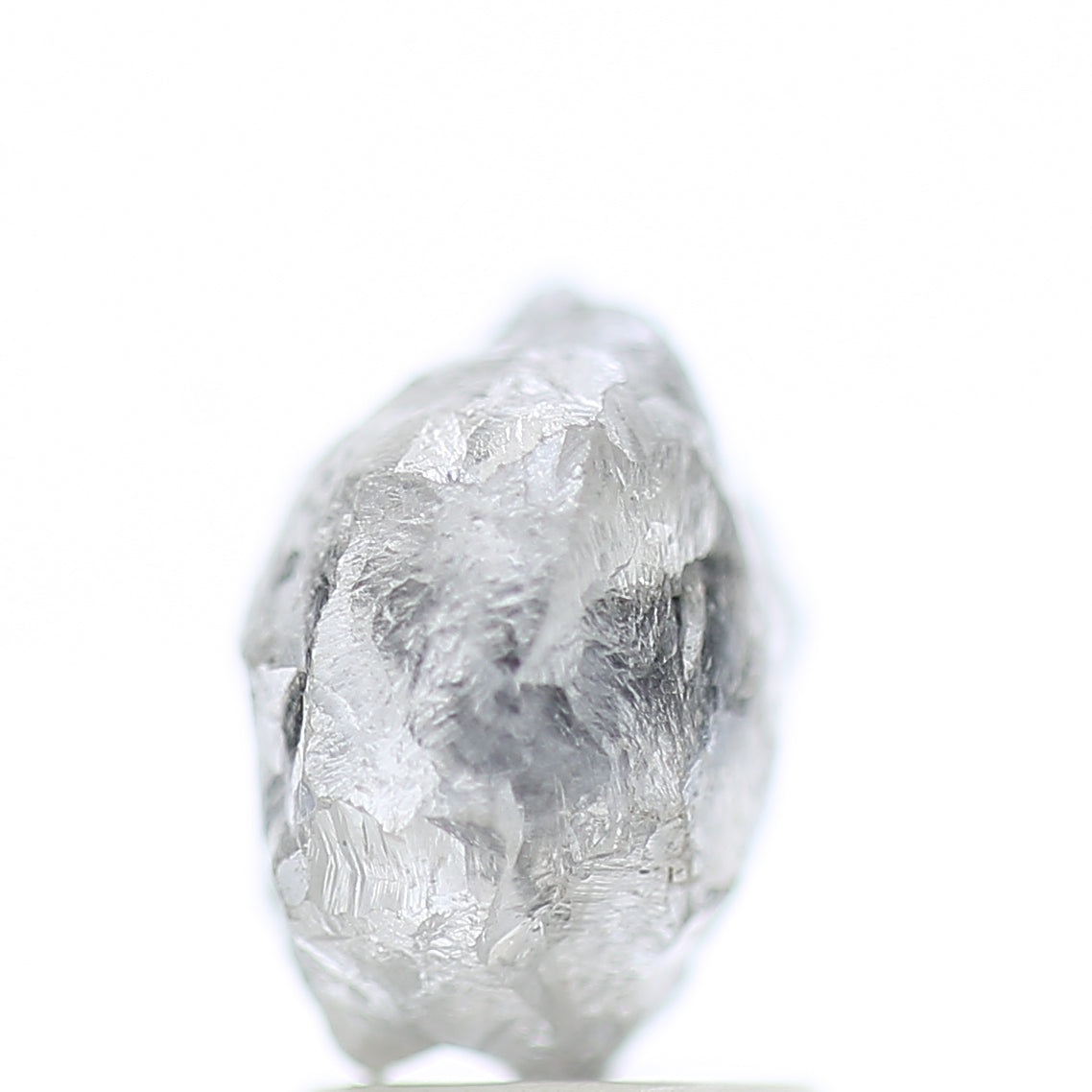 3.40 Carat Natural Fancy Grey Icy Rough Diamond