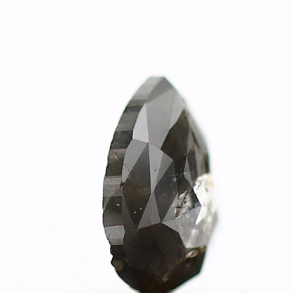 0.41 Carat Natural Gray Rose Cut Pear Diamond SDM996