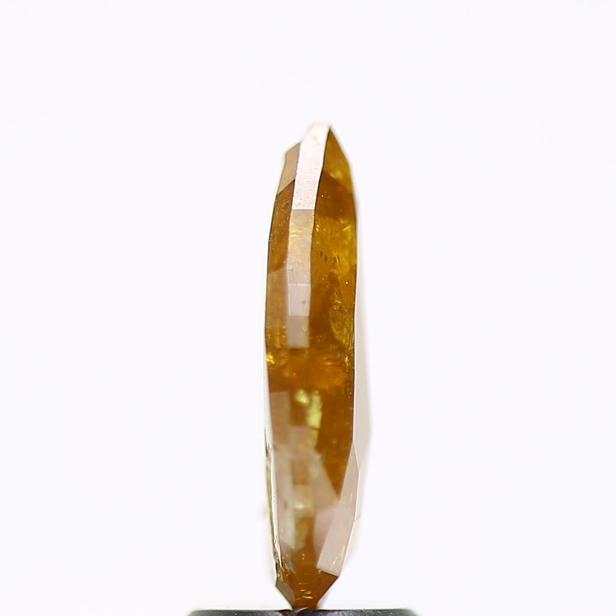 2 Carat Pear Salt and Pepper Diamond Fancy Yellow 11.90 MM