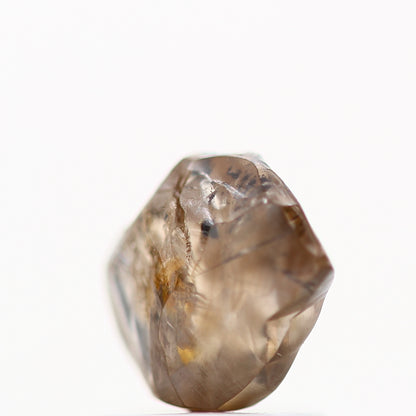 1.35 Carat Natural Uncut Raw Rough Brown Diamond 6.05 MM - Blackdiamond