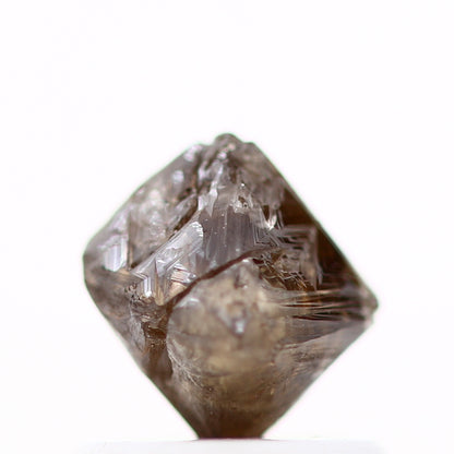 0.92 Carat Fancy Cognac Brown Octahedron Natural Rough Diamond 5.95 MM - Blackdiamond