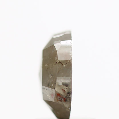 1.47 Ct Rustic Gray Oval Cut Natural Loose Diamond 8.10 MM