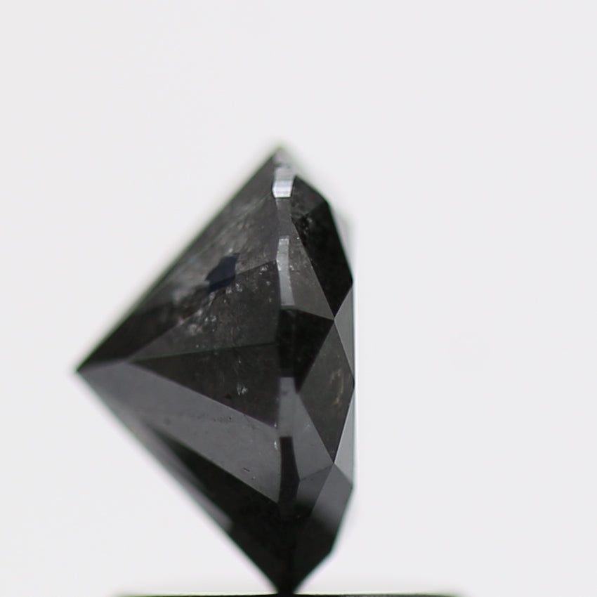 1.30 Carat Fancy Black Round Brilliant Diamond GIA Certified