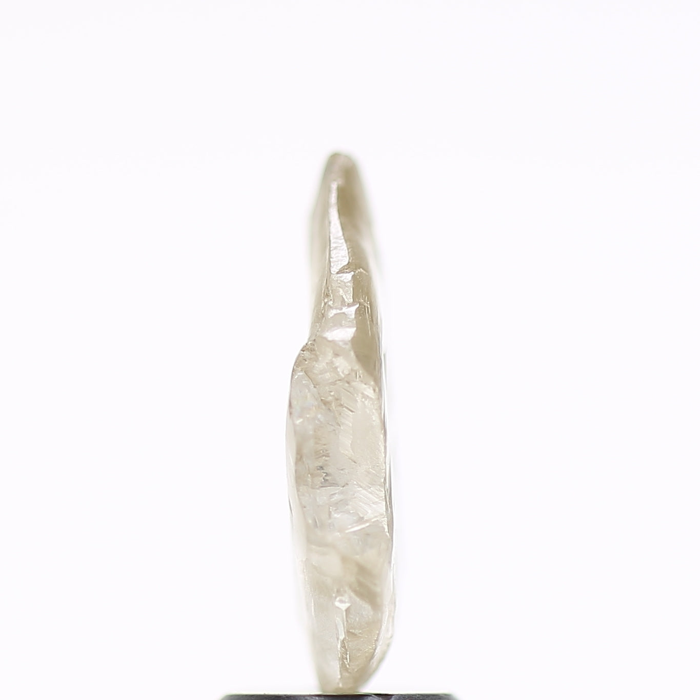 2 Carat Natural Clear Light Brown Rough Diamond 12.9 MM