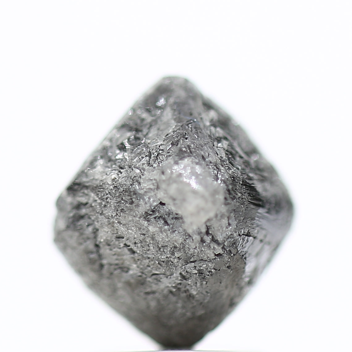 2.80 Carat Rough Diamonds Octahedron Raw Uncut Diamonds 7.5 MM - Blackdiamond