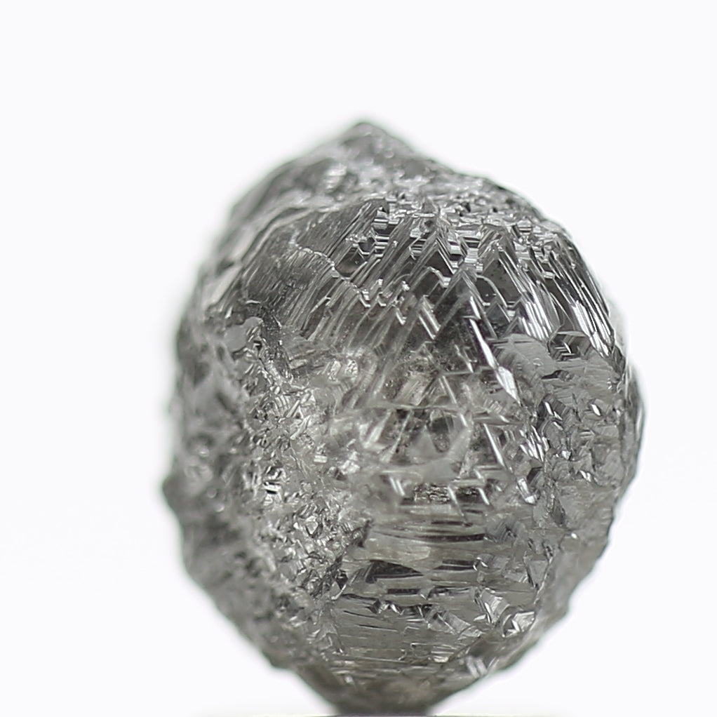 3.58 Carat Gray Natural Raw Uncut Rough Diamond