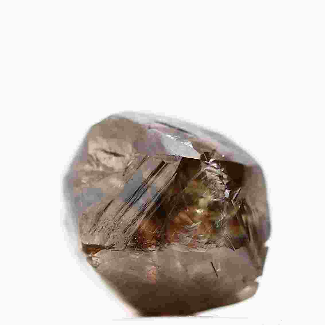 0.67 Carat Natural Cognac Brown Crystal Raw Rough Diamond 4.75 MM - Blackdiamond